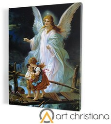 Anioł Stróż, obraz religijny canvas 30 x 40