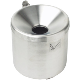 Popielniczka ścienna samogasnąca do wnętrza na zewnątrz ze