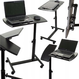 Stolik Pod Laptopa Na Kółkach Regulowany Biurko Komputerowe