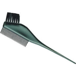 Efalock, pędzel do nakładania farb z grzebykiem, czarny