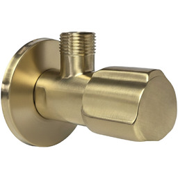 Rea Zawór kątowy 02 1/2" x 3/8" Złoty