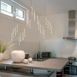 LAMPA wisząca ARANEUS 6117942 Nave glamour OPRAWA metalowa