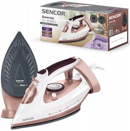 Lekkie żelazko parowe 3100W 280ml funkcja samoczyszczenia Sencor