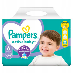 Pampers Active Baby 6 13-18kg 96 szt. Pieluszki