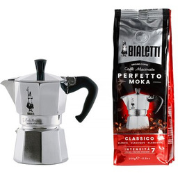 ZESTAW - Kawiarka BIaletti Moka Express 3TZ +