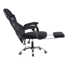 Fotel Gamingowy Yoda Black, do biura, wentylowany