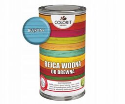 COLORIT Bejca wodna do drewna BŁĘKITNY 500ML