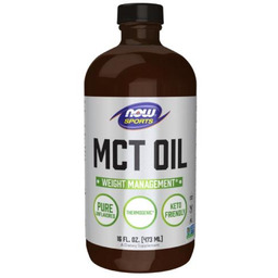 NOW SPORTS MCT Oil 100% czystości, 473ml