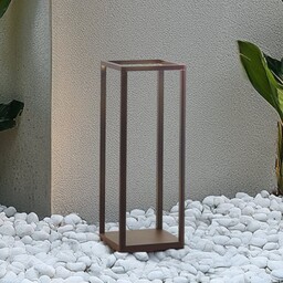 Zewnętrzna Lampa Lucande, Thorvid, czarny, tworzywo sztuczne, nowoczesny