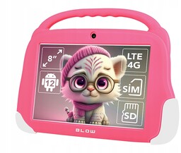 Tablet KidsTAB8 4G Blow 4/64GB różowe