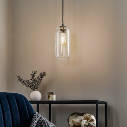Argon Lampa wisząca Kaja szklany klosz, przezroczysta