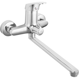 Bateria ścienna z przyłączem natrysku COMBO chrom