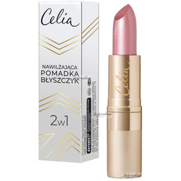 Celia - Moisturizing Glossy Lipstick 2in1 - Nawilżająca