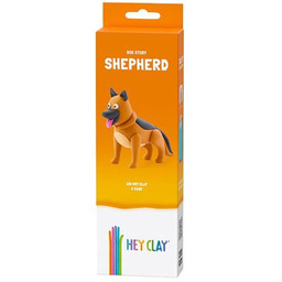 HEY CLAY Masa plastyczna Dog Story Owczarek niemiecki