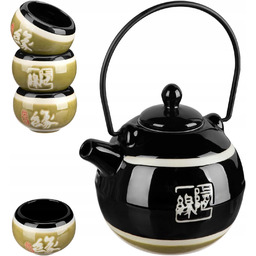 Japoński Zestaw Do Herbaty Z Kamionki Dzbanek 0,7L