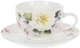 Filiżanka ze spodkiem porcelanowa 200 ml