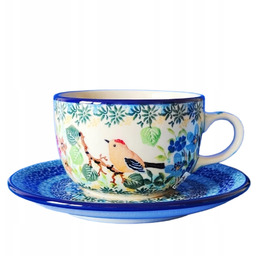 Filiżanka ze spodkiem, 200 ml, Rudzik, Ceramika Artystyczna