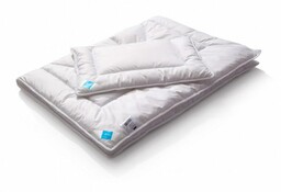 Komplet antyalergiczny 90x120+40x60 dziecięcy 350g 50g biały