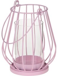 MY HOME Lampion Wire Pink 66584 Różowy