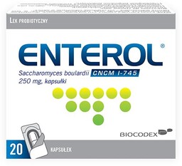 Enterol 250 mg, 20 kapsułek