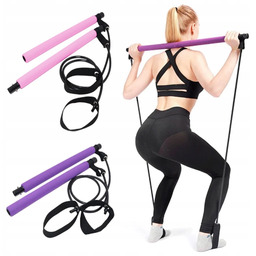 Gumy Oporowe Drążek Do Ćwiczeń Taśmy Pilates 18w1