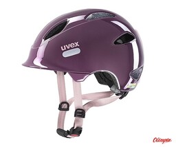 Uvex Kask rowerowy Oyo plum-dust rose