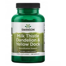 Swanson Milk Thistle, Dandelion & Yellow Dock, Ostropest