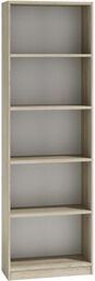 Regał, szafka, biblioteczka, R40, 40x30x182 cm, dąb sonoma