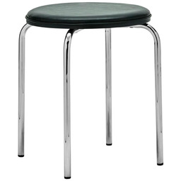 House Doctor - Taboret Comma w kolorze zielonym