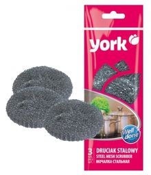 DRUCIAK STALOWY YORK MAXI 3 szt. zmywak kuchenny