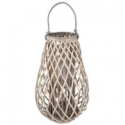 Lampion Boho Wiklinowy A Clayre & Eef