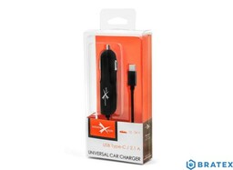 Ładowarka samochodowa do telefonu USB Typ-C - eXtreme