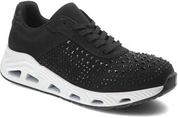 Rieker Czarne Sneakersy Stylowe Obuwie Damskie