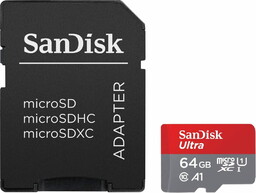 Sandisk Karta Ultra microSDXC 64GB 140MB/s A1 +