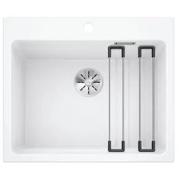 Blanco ETAGON 6 524543 Granitowy Biały Zlewozmywak prostokątny