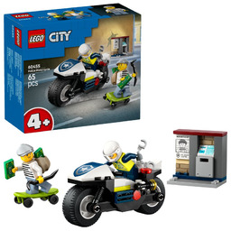 LEGO City, klocki, Pościg na motocyklu policyjnym, 60455