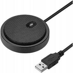 Dookólny Mikrofon Konferencyjny 360 Usb 2.0 z Wyciszeniem