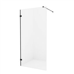 Czarna ścianka prysznicowa 100 cm EXK-1807 Avexa Black