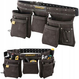 Skórzany pas monterski na narzędzia Stanley 80113