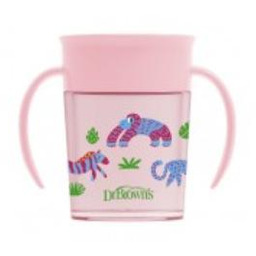 Dr Brown''s Kubek Niekapek 360 200ml 6m+ Różowy