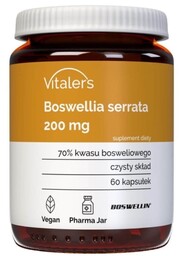 Boswellia Serrata (Kadzidłowiec indyjski) 200 mg, Vitaler''s, 60