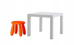 Ikea zestaw dziecięcy Stolik Lack stołek Mammut