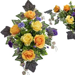 KOMPOZYCJA KWIATOWA RÓŻA WKŁAD DO WAZONU STROIK NAGROBNY