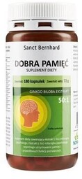 SANCT BERNHARD Dobra Pamięć, 180 kaps.