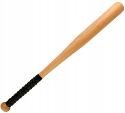 Kij baseballowy bat drewniany 34'' / 86 cm