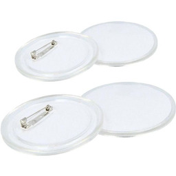 6 plakietek do personalizacji Ø 6 cm
