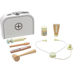 Drewniany Zestaw lekarski Mały Lekarz Apteczka Stetoskop Strzykawka