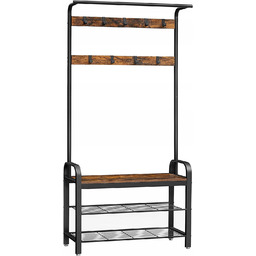 szafka na buty z wieszakiem industrialna loftowa