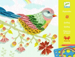 Zestaw artystyczny Kolorowy ptaszek z przyjacielem DJ08621-Djeco, zestaw