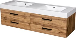 Szafka łazienkowa dąb naturalny 160 cm FOKUS NEW